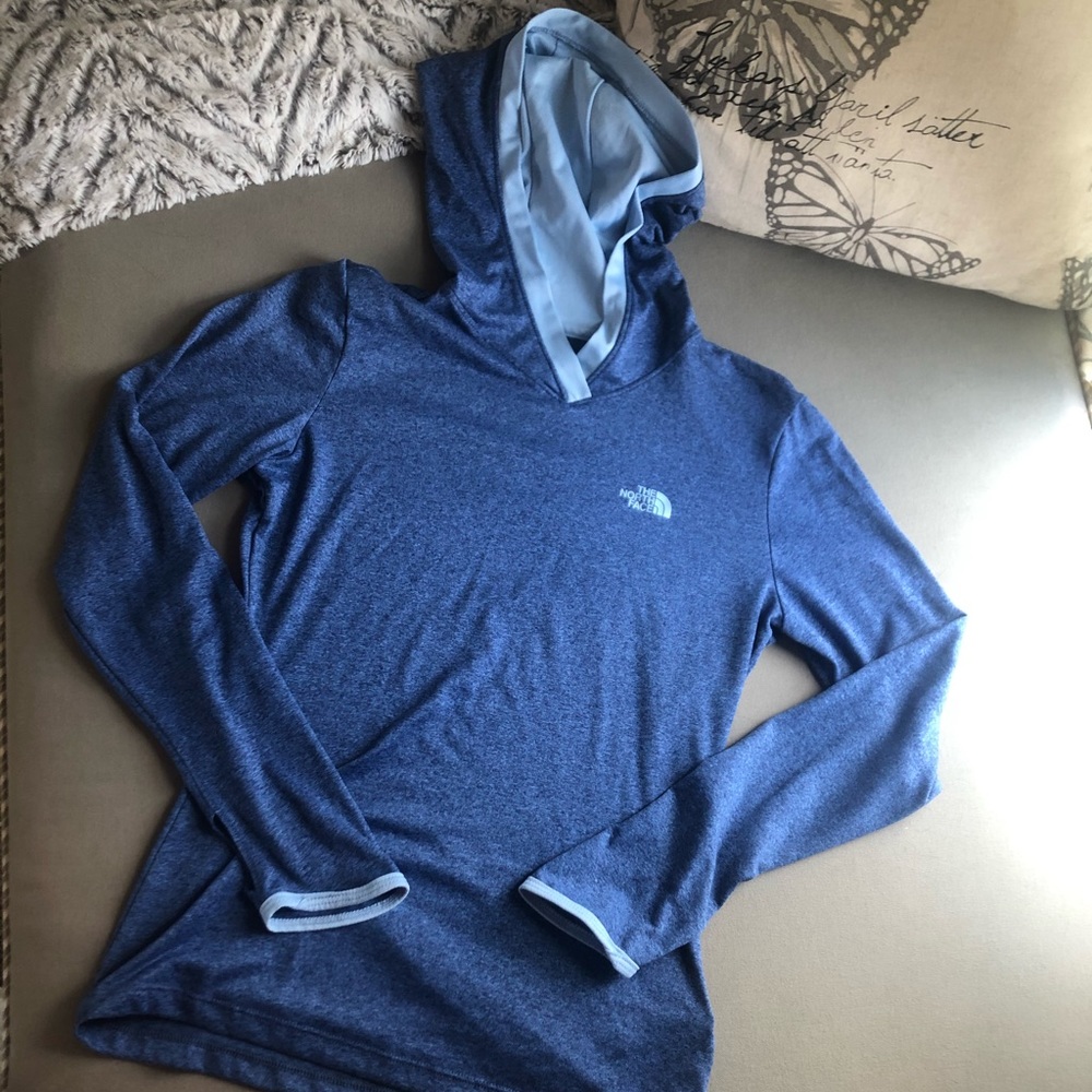 North Face hooded long sleeve